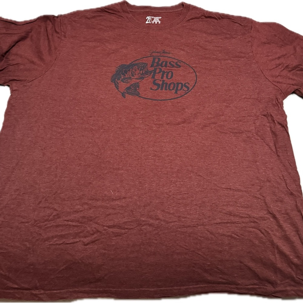 Bass Pro Shops Men's Maroon Graphic Tee